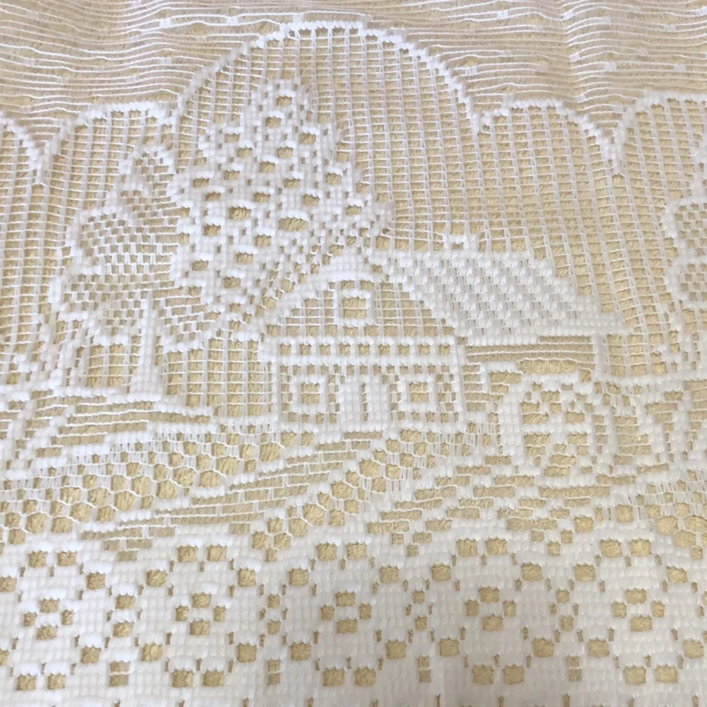 Crochet Curtain Panel  - Millhouse Design - 64”x24.5”